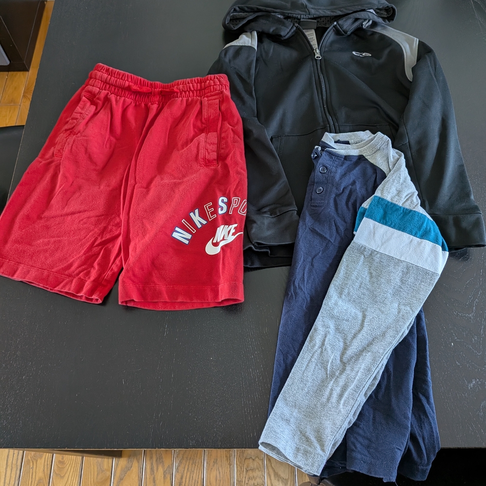 Nike Kids Red Sport Shorts Set